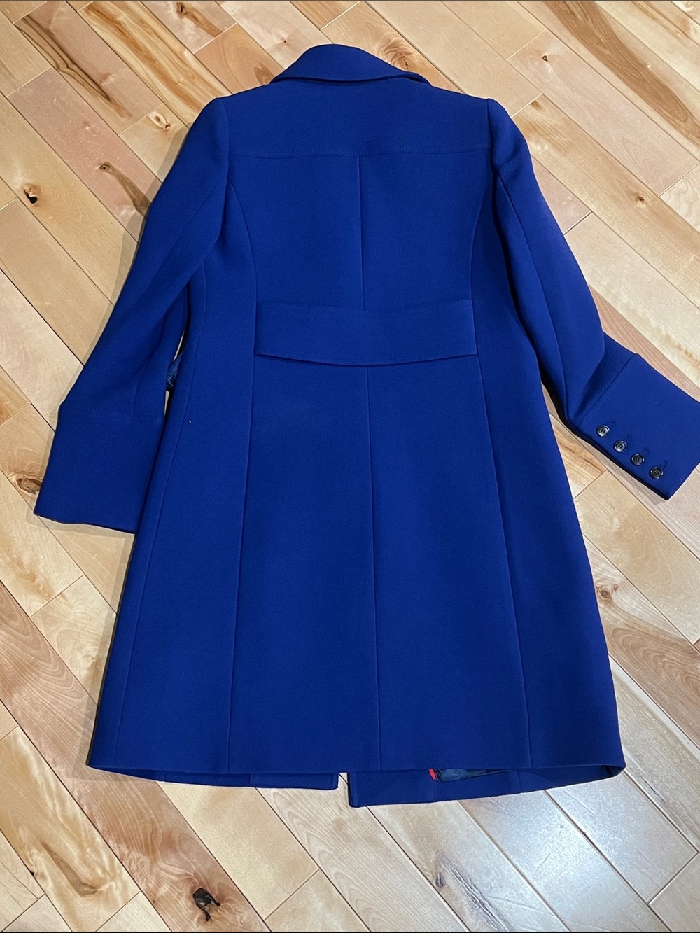 J.CREW Double Cloth Metro Lady Day Coat – Wool THINSULATE – Blue Heather - Picture 7 of 7